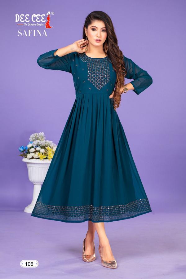 Deecee Safina Geogette Long Kurti Collection